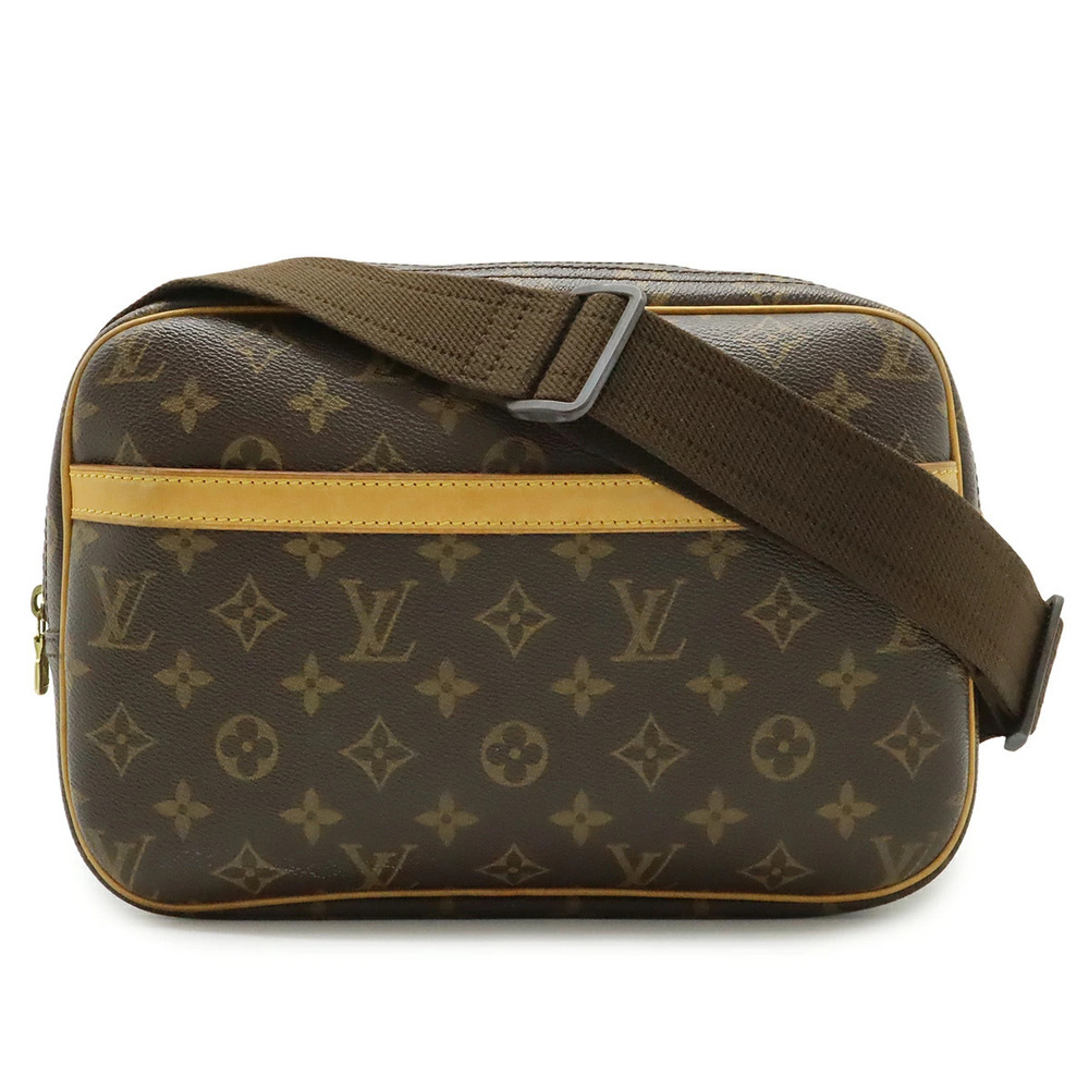 LOUIS VUITTON Monogram Reporter Shoulder Bag Crossbody